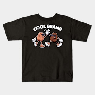 Cool Cartoon Beans Funny 80s Saying Kids T-Shirt